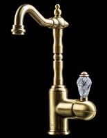 Товар: Смеситель для раковины Boheme Crystal 302-CRST Бронза - фото 2 Смеситель для раковины Boheme Crystal 302-CRST Бронза — фото 2, Смесители
