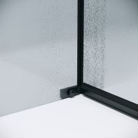 Душевой уголок Grossman Pragma 120х80 120.K33.03.1280.21.02 профиль Черный матовый стекло шиншилла — фото 8, Душевые уголки