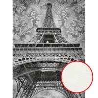 Фреска Ortograf Париж 3827 Фактура флок FLK Флизелин (2*2,7) Серый, Город — фото 1, Фрески