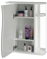 Зеркальный шкаф Mixline Классик 55 L 525512 Белый — фото 3, Зеркальные шкафы в ванную