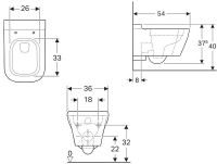Унитаз Geberit myDay 201460600 подвесной без сиденья Белый — фото 7, Подвесные унитазы
