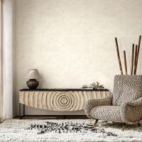 Обои Fipar Gold R 23636 Винил на флизелине (1,06*10,05) Бежевый/Серебряный, Штукатурка — фото 4, Обои для стен