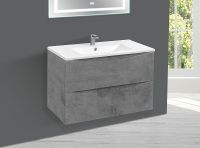 Тумба под раковину Vincea Mia 75 VMC-2MC750BT подвесная Beton — фото 7, Тумбы под раковину