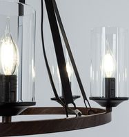 Товар: Люстра Artelamp Dalim A7014SP-5BK Прозрачная Черная - фото 3 Люстра Artelamp Dalim A7014SP-5BK Прозрачная Черная — фото 3, Люстры