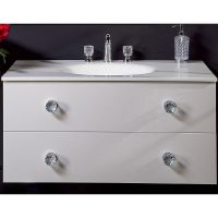 Тумба под раковину Boheme Armadi Art NeoArt 100 831-100-WH подвесная White — фото 1, Мебель для ванной