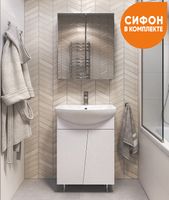 Тумба под раковину Vigo Selena 60 tn.SEL.BAL.60.2D Белая — фото 5, Тумбы под раковину