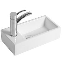 Раковина SantiLine 41 SL-2009R Белая — фото 1, Мини-раковины