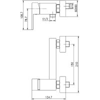 Товар: Смеситель для душа Aquanet Blanco AF420-30W 261819 Белый матовый - фото 2 Смеситель для душа Aquanet Blanco AF420-30W 261819 Белый матовый — фото 2, Смесители