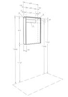 Товар: Зеркальный шкаф Aquaton Стоун 60 R 1A231502SXC80 с подсветкой Грецкий орех - фото 5 Зеркальный шкаф Aquaton Стоун 60 R 1A231502SXC80 с подсветкой Грецкий орех — фото 5, Мебель для ванной