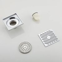 Душевой трап Gappo G81050 с решеткой Хром — фото 9, Трапы для душа