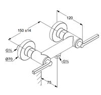 Товар: Смеситель для душа Kludi Nova Fonte 207100515 Хром - фото 6 Смеситель для душа Kludi Nova Fonte 207100515 Хром — фото 6, Смеситель для душа