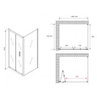 Товар: Душевой уголок Abber Sonnenstrand 120x70 AG07120B-S70B профиль Черный стекло прозрачное - фото 5 Душевой уголок Abber Sonnenstrand 120x70 AG07120B-S70B профиль Черный стекло прозрачное — фото 5, Прямоугольные душевые уголки
