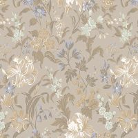 Обои LOYMINA Equator QTR4 011 Флизелин (1*10,05) Бежевый, Цветы — фото 1, Обои для стен