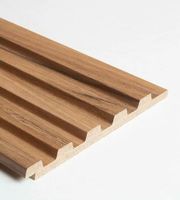 Модульная панель Acupan Trapeze AP122501.92 Орех светлый 2760х122х12 мм — фото 2, Панели