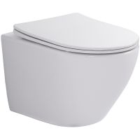 Унитаз WellWant Aura WWU01122W подвесной с сиденьем Микролифт — фото 1, Подвесные унитазы