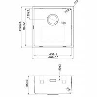 Товар: Кухонная мойка Iddis Prime 44 PRI44S0i77 Сатин - фото 14 Кухонная мойка Iddis Prime 44 PRI44S0i77 Сатин — фото 14, Кухонные мойки