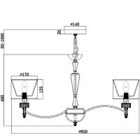 Товар: Люстра Maytoni Neoclassic Alicante MOD014CL-08N Белая Никель - фото 6 Люстра Maytoni Neoclassic Alicante MOD014CL-08N Белая Никель — фото 6, Люстры