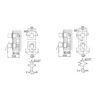 Товар: Смеситель для душа Cezares PORTA-VDIM4-M-01 Хром - фото 2 Смеситель для душа Cezares PORTA-VDIM4-M-01 Хром — фото 2, Смесители