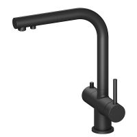 Смеситель для кухни Timo Saona 2356/03FL Черный — фото 1, Смесители для кухни