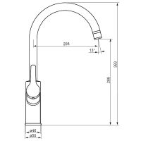 Товар: Смеситель для кухни Damixa Eclipse 310721400 Никель - фото 4 Смеситель для кухни Damixa Eclipse 310721400 Никель — фото 4, Смесители