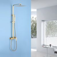 Душевая система Abber Daheim AF8220G Золото матовое — фото 2, Душевое оборудование. Душевая программа