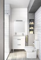 Товар: Тумба под раковину Roca Debba 60 ZRU9302708 подвесная Белая - фото 3 Тумба под раковину Roca Debba 60 ZRU9302708 подвесная Белая — фото 3, Мебель для ванной