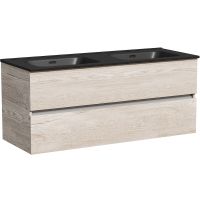 Тумба под раковину Sancos Urban 120 UR120-2EG подвесная Дуб Галифакс натуральный — фото 2, Тумбы под раковину