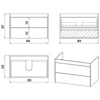Товар: Тумба с раковиной Brevita Monsour 80 УТ000015278 подвесная Дуб Галифакс олово Черный кварц - фото 11 Тумба с раковиной Brevita Monsour 80 УТ000015278 подвесная Дуб Галифакс олово Черный кварц — фото 11, Мебель для ванной