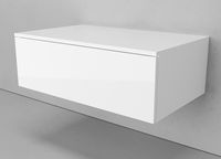 Тумба Velvex Unique Unit 80 tp.UNI.80.1Y подвесная Белая глянцевая — фото 2, Комоды и тумбы для ванной комнаты