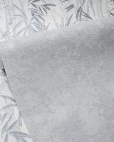 Обои Accento Sagano 286111 Винил на флизелине (1,06*10,05) Серый, Листья — фото 3, Обои для стен