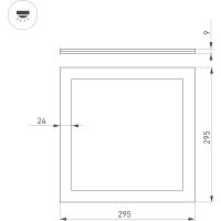 Светодиодная панель Arlight Intenso 043551 Белый — фото 2, Точечные светильники