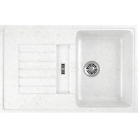 Кухонная мойка Domaci Бьелла DMC-24 GWS-24-331 Белая — фото 1, Кухонные мойки