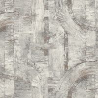 Обои RASCH Composition XL 973716 Винил на флизелине (1,06*10,05) Серый, Геометрия — фото 1, Обои для стен