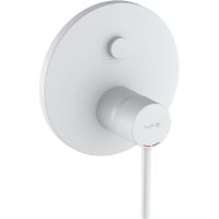 Смеситель для душа Kludi Bozz 386595376 Белый матовый — фото 1, Смеситель для душа