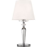 Настольная лампа Maytoni Neoclassic Beira MOD064TL-01N Белая Никель Прозрачная — фото 1, Настольные лампы