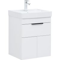 Товар: Тумба под раковину Aquanet Ирис new 50 310147 подвесная Белый глянец - фото 3 Тумба под раковину Aquanet Ирис new 50 310147 подвесная Белый глянец — фото 3, Мебель для ванной