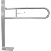 Поручень полукруглый Nofer 15064.S Сатин — фото 1, Поручни для ванной