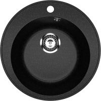 Товар: Кухонная мойка Ulgran Practik PR-M 475-004 Черный оникс - фото 1 Кухонная мойка Ulgran Practik PR-M 475-004 Черный оникс — фото 1, Кухонные мойки