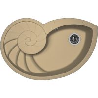 Кухонная мойка Florentina Наутилус-820 20.350.E0820.306 Капучино — фото 1, Кухонные мойки