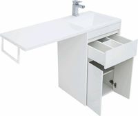 Тумба с раковиной Aquanet Токио 110 R 239207 Белая — фото 6, Мебель для ванной