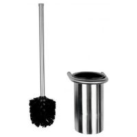Ершик для унитаза Nofer 09077.S Матовая нержавеющая сталь — фото 2, Ершики для унитаза