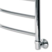 Водяной полотенцесушитель Ника Arc ЛД ВП 80/60 с полкой Хром — фото 4, Водяные полотенцесушители