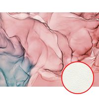 Фреска Ortograf Fluid art 34051 Фактура флок FLK Флизелин (3,6*2,7) Розовый/Голубой, Абстракция — фото 1, Фрески