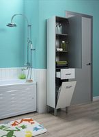 Товар: Шкаф пенал Aquanet Верона 35 L 187316 с корзиной для белья Белый - фото 2 Шкаф пенал Aquanet Верона 35 L 187316 с корзиной для белья Белый — фото 2, Пеналы для ванной комнаты