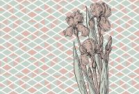 Товар: Фреска Ortograf Forma 32684 Фактура бархат FX Флизелин (4*2,7) Бирюзовый/Розовый, Ромб/Цветы - фото 2 Фреска Ortograf Forma 32684 Фактура бархат FX Флизелин (4*2,7) Бирюзовый/Розовый, Ромб/Цветы — фото 2, Фрески