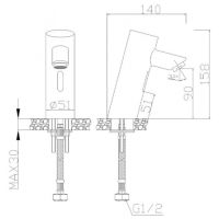 Товар: Кран для одного типа воды Nofer 07261.N Черный - фото 2 Кран для одного типа воды Nofer 07261.N Черный — фото 2, Краны