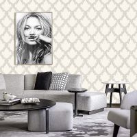 Обои Bernardo Bartalucci Palazzo 5043-1 Винил на флизелине (1,06*10,05) Бежевый, Ромб — фото 2, Обои для стен