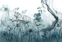 Товар: Фреска Ortograf Grafika Natura 31527 Фактура бархат FX Флизелин (4*2,7) Бирюзовый, Цветы/Абстракция - фото 2 Фреска Ortograf Grafika Natura 31527 Фактура бархат FX Флизелин (4*2,7) Бирюзовый, Цветы/Абстракция — фото 2, Фрески