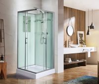 Душевая кабина WeltWasser WW500 Laine 1001 100x100 10000003260 профиль Хром стекло прозрачное — фото 2, Душевые кабины