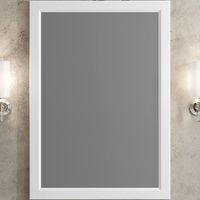 Зеркало Opadiris Омега 65 00-00007363 Белое матовое — фото 1, Мебель для ванной